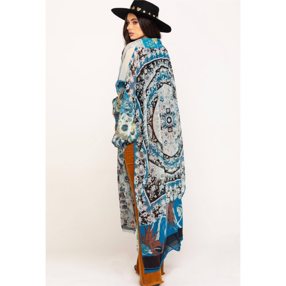 Free People Multicolor Bohemian Kimono - Picture 2 of 15